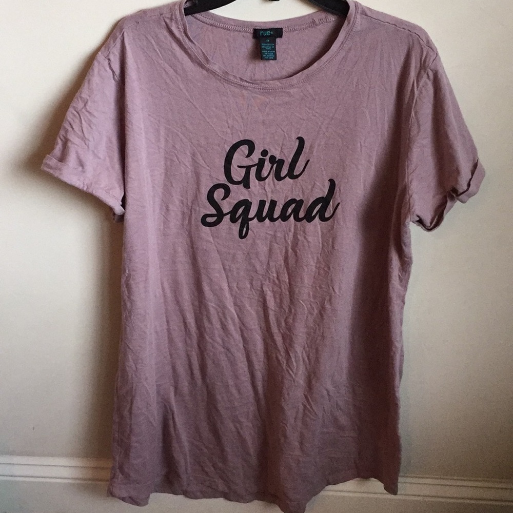 Rue21+ graphic tee GIRL SQUAD